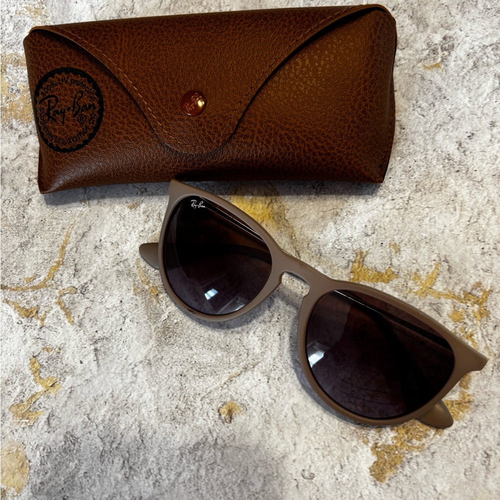 Ray-Ban 4171 Erika Sunglasses Matte Dark Sand